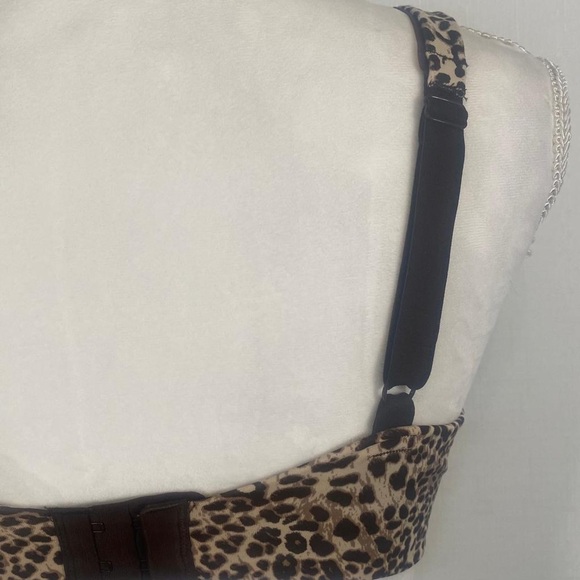 Vanity Fair 36D Leopard Print Cupped Bra - Picture 6 of 10